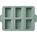 Zdvgf Loafgrid Silicone Mini Loaf Baking Mold 6 Cavity Sage - Product view