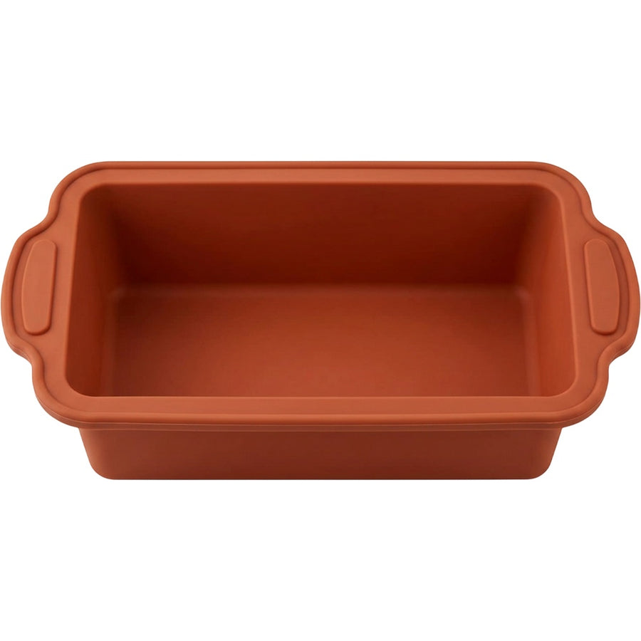 Zdvgf Reinforced Silicone Loaf Pan 9 x 5 Inch Terracotta